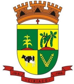 Arms (crest) of Ciríaco (Rio Grande do Sul)