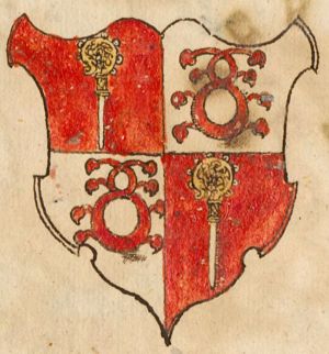 Arms (crest) of Kaspar von Seckendorff