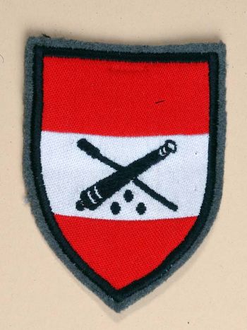 Coat of arms (crest) of Artillery School, Austrian Army