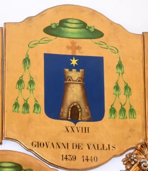 Arms of Giovanni de Vallis