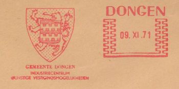 Wapen van Dongen/Coat of arms (crest) of Dongen