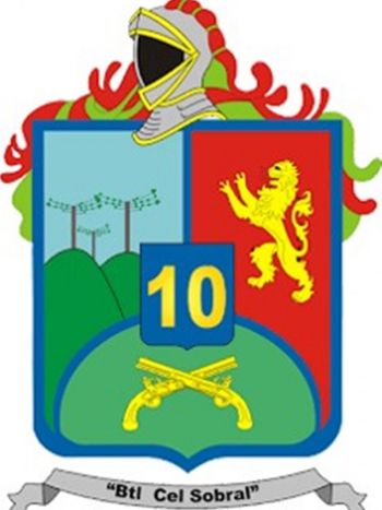 Coat of arms (crest) of 10th Military Police Battalion, Rio Grande do Sul