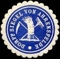Wappen von Ahrensfelde/Arms (crest) of Ahrensfelde