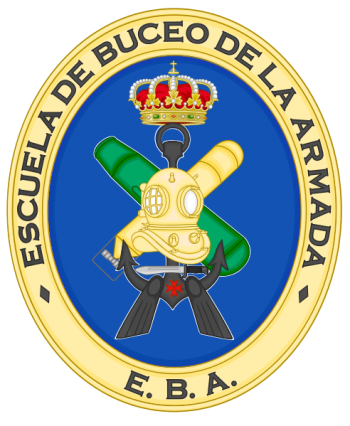 Coat of arms (crest) of the Navy Divers School, Spanish Navy