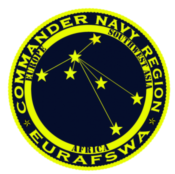 Coat of arms (crest) of the Navy Region Europe, Africa and Southwest Asia, US Navy