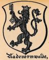 Wappen von Radevormwalde/ Arms of Radevormwalde