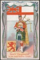 Arms, Flags and Types of Nations trade card Schottland Hauswaldt Kaffee