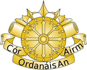 Coat of arms (crest) of the Irish Ordnance Corps, Irish Army