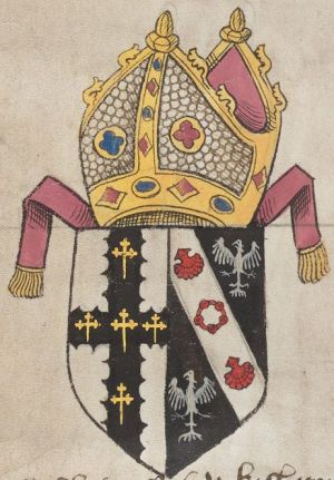 Arms (crest) of John Malyn