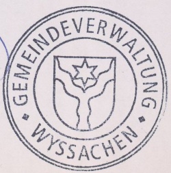 Wappen von Wyssachen/Coat of arms (crest) of Wyssachen