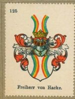 Wappen Freiherr von Hacke