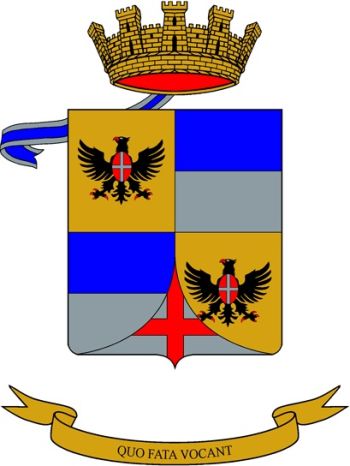 Arms of 12th Cavalry Regiment Cavallegeri di Saluzzo, Italian Army