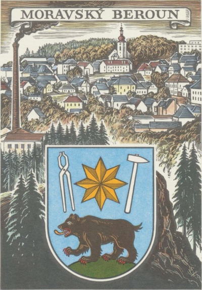 Arms (crest) of Moravský Beroun