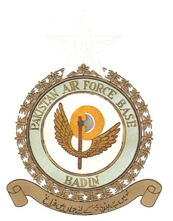 Coat of arms (crest) of the Pakistan Air Force Base Badin