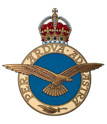Coat of arms (crest) of the Royal Air Force (RAF)