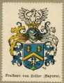 Wappen Freiherr von Zoller nr. 1174 Freiherr von Zoller