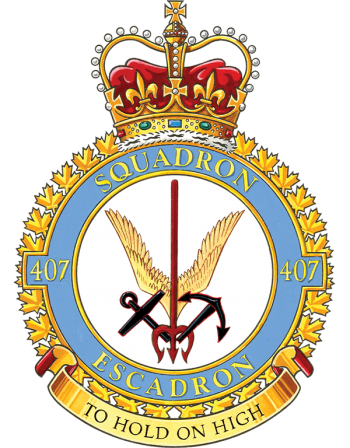 Coat of arms (crest) of No 407 Squadron, Royal Canadian Air Force