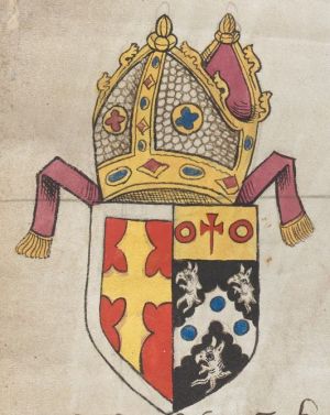 Arms (crest) of Henry Beely