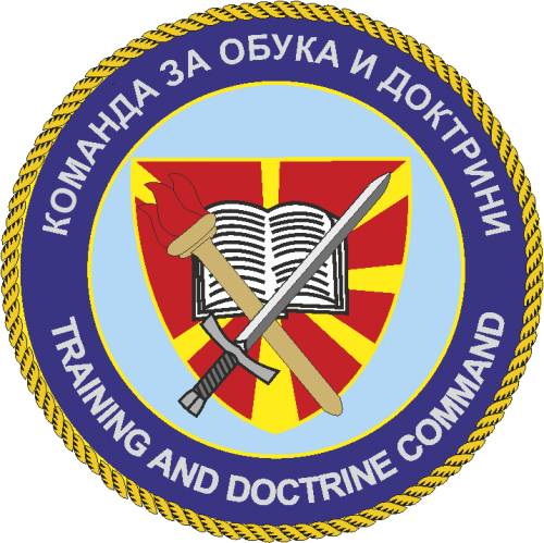 Arms (crest) of Training and Doctrine Command, North Macedonia