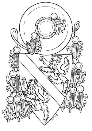 Arms of Giacomo Tomasi Caetani