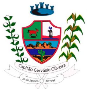 Brasão de Capitão Gervásio Oliveira/Arms (crest) of Capitão Gervásio Oliveira