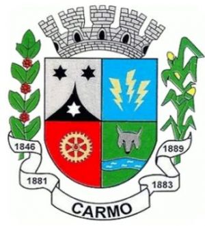 Brasão de Carmo (Rio de Janeiro)/Arms (crest) of Carmo (Rio de Janeiro)