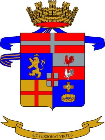 Coat of arms (crest) of 7th Cavalry Regiment Lancieri di Milano, Italian Army