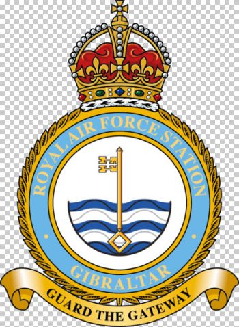 Coat of arms (crest) of RAF Station Gibraltar, Royal Air Force
