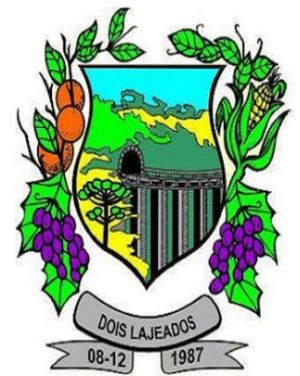 Brasão de Dois Lajeados/Arms (crest) of Dois Lajeados