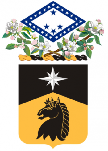 Coat of arms (crest) of the 151st Cavalry Regiment, Arkansas Army National Guard