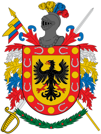 Coat of arms (crest) of the Cavalry (Armour), Colombian Army