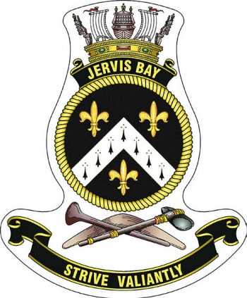 Coat of arms (crest) of the HMAS Jervis Bay, Royal Australian Navy