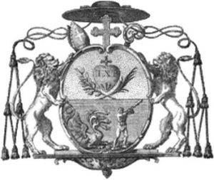 Arms (crest) of Fortunato Maria Ercolani