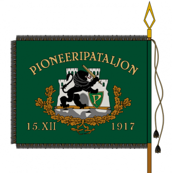 Coat of arms (crest) of 1st Infantry Brigade Pioneer Battalion, Estonian Army
