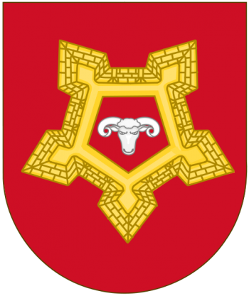 Coat of arms (crest) of the Fortress Defence Course, Spanish Army