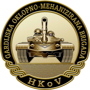Coat of arms (crest) of the Guards Armoured Mechanized Brigade, Croatian Army
