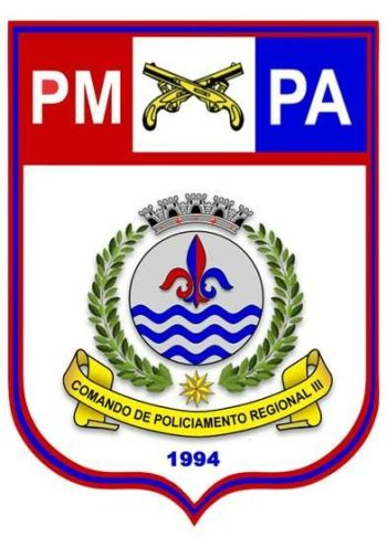 Coat of arms (crest) of III Regional Policing Command, Military Police of Pará