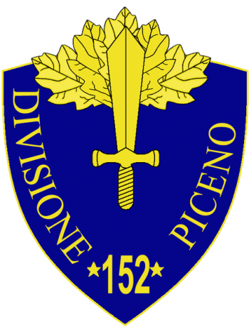 Coat of arms (crest) of the 152nd Infantry Division Piceno, Italian Army