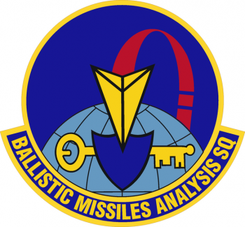 Coat of arms (crest) of the Ballistic Missile Analysis Squadron, US Air Force