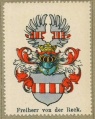 Wappen Freiherr von der Reck nr. 172 Freiherr von der Reck