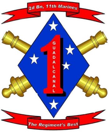 Coat of arms (crest) of the 2nd Battalion, 11th Marines, USMC