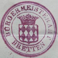 Wappen von Bretten/Arms (crest) of Bretten