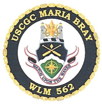 Coat of arms (crest) of the USCGC Maria Bray (WLM-562)