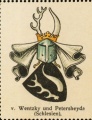 Wappen von Wentzky und Petersheyde nr. 1600 von Wentzky und Petersheyde