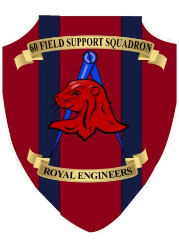 Coat of arms (crest) of the 60 Field Support Squadron, RE, British Army