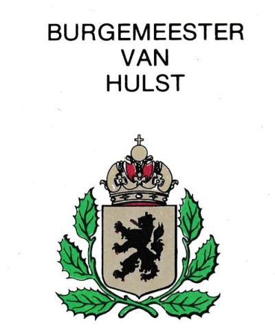 Wapen van Hulst/Coat of arms (crest) of Hulst