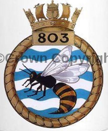 Coat of arms (crest) of the No 803 Squadron, FAA