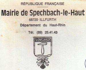 Blason de Spechbach-le-Haut