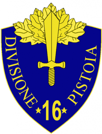 Coat of arms (crest) of the 16th Infantry Division Pistoia, Italian Army