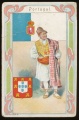 Arms, Flags and Folk Costume trade card